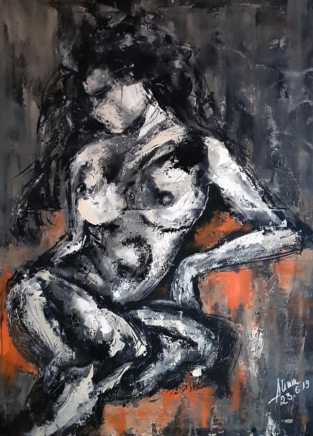 ArteDiAlina.com painting: you make me feel like a natural woman